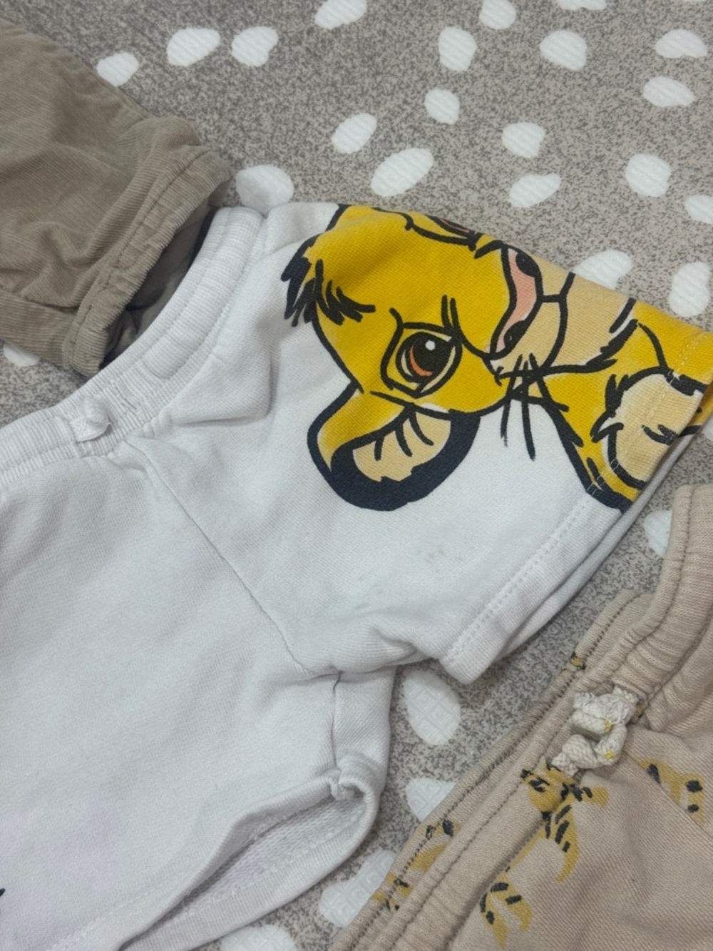 Lot of 10 Zara Kids H&M neutral jumpsuit sweater beige toddler boy shorts pants - Picture 14 of 16